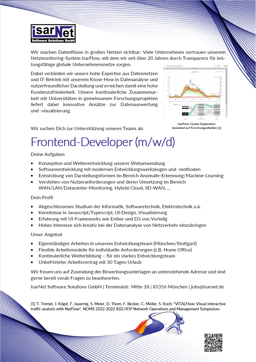 Vorschau pdf Stellenauschreibung Frontend-Developer (m/w/d)